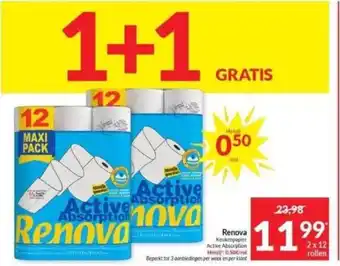 Intermarché Renova keukenpapier aanbieding