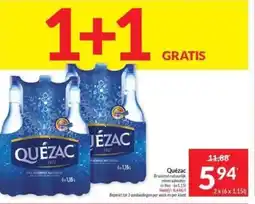 Intermarché Quézac bruisend natuurlijk mineraalwater aanbieding