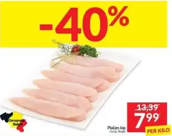 Intermarché Plakjes kip aanbieding