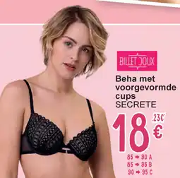 Cora Beha met voorgevormde cups secrete aanbieding