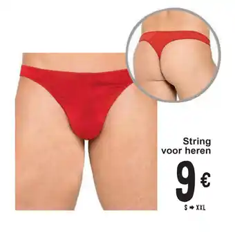 Cora String voor heren aanbieding