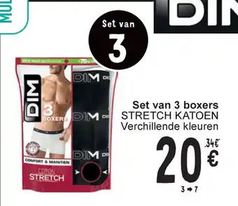 Cora Set van 3 boxers stretch katoen aanbieding