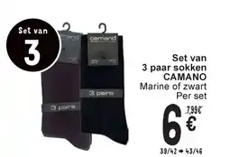 Cora Set van 3 paar sokken camano aanbieding