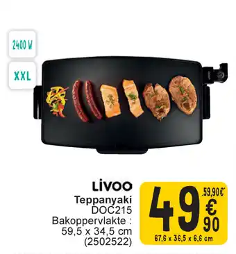 Cora Livoo teppanyaki DOC215 aanbieding