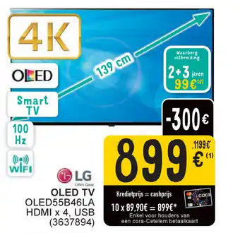 Cora LG OLED TV OLED55B46LA aanbieding