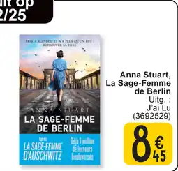 Cora Anna stuart la sage-femme de berlin aanbieding