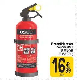Brandblusser carpoint benor
