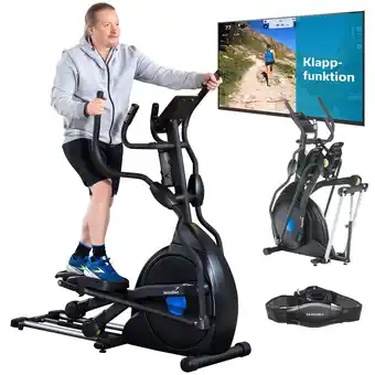 Decathlon CardioCross Carbon Champ - Elliptische trainer - Traagheid 24,5 kg - Bluetooth aanbieding