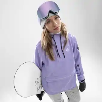 Decathlon Dames Wintersport snowboardjas W3-W Halti Paars aanbieding