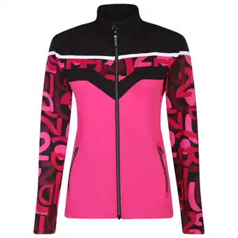 Decathlon Dames Rocker Graffiti Core Stretch Skijas (Puur Roze/Zwart) aanbieding