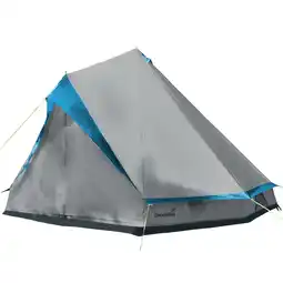 Decathlon Kampeertent - Tipi Comanche 400 - 8 personen - Tipi met afneembaar grondzeil aanbieding