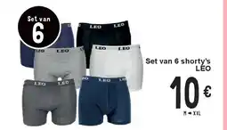 Cora Set van 6 shorty’s LEO aanbieding