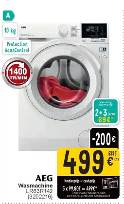 Cora AEG Wasmachine aanbieding