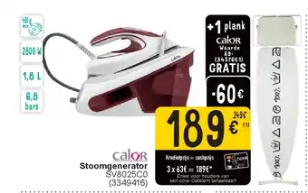 Cora Stoomgenerator aanbieding