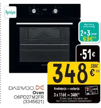 Cora Oven aanbieding