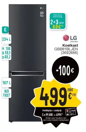 Cora LG Koelkast aanbieding