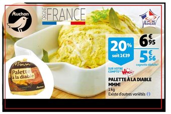 Auchan Palette a la diable mmm! 1kg aanbieding