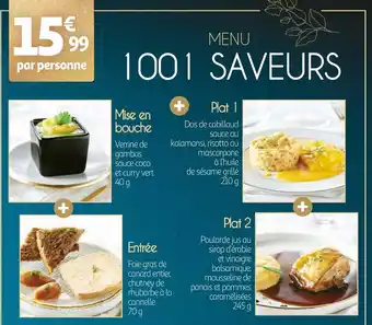 Auchan Menu 1001 Saveurs aanbieding