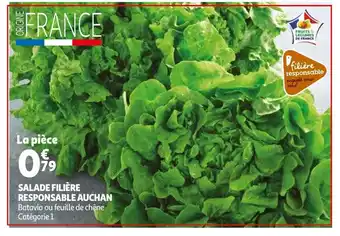 Auchan Salade filiere responsable aanbieding