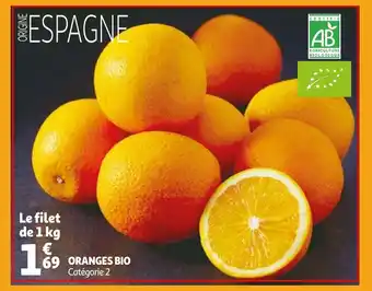 Auchan Oranges bio aanbieding