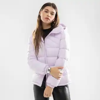 Decathlon Dames Lifestyle pufferjas Pop-W Roze aanbieding