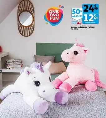Auchan Licorne 1 metre one two fun aanbieding