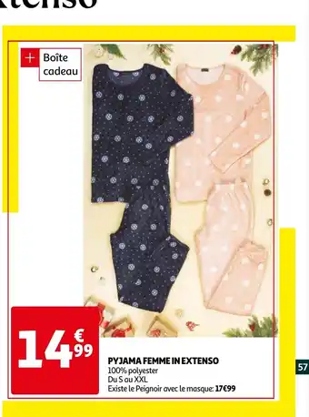 Pyjama femme in extenso s ou xxl