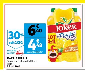 Joker le pur jus 4x1l
