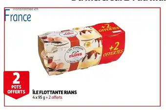Auchan Ile flottante rians 4x95g aanbieding