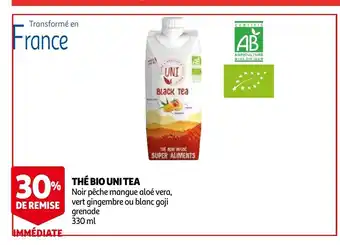 Auchan The bio uni tea 330ml aanbieding