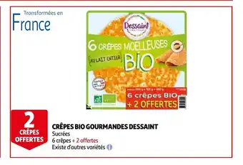 Auchan Crepes bio gourmandes dessaint aanbieding