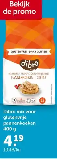 AVEVE Dibro mix voor glutenvrije pannenkoeken 400 g aanbieding