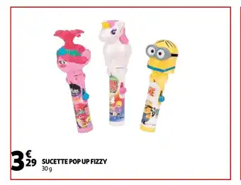 Sucette pop up fizzy 30g
