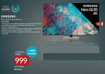 Selexion Samsung neo qled 4k smart tv qe55qn85a aanbieding