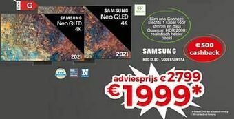 Exellent Samsung neo qled - sqqe65qn95a aanbieding