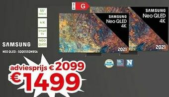 Exellent Samsung neo qled - sqqe55qn95a aanbieding