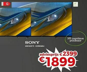 Exellent Sony uhd oled tv - scxr65a84j aanbieding