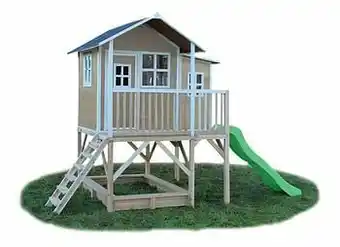 Dreamland EXIT houten speelhuisje Loft 550 naturel aanbieding