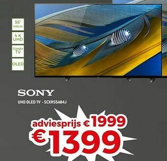 Sony uhd oled tv - scxr55a84j