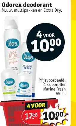 Kruidvat Odorex deodorant aanbieding