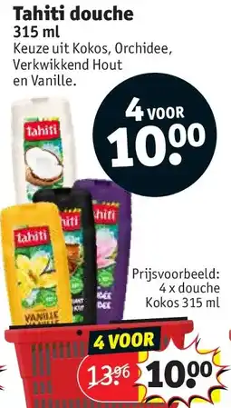 Kruidvat Tahiti douche aanbieding