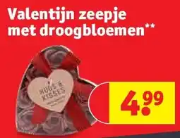 Kruidvat Valentijn zeepje met droogbloemen aanbieding