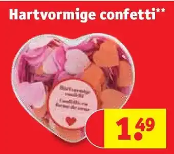 Kruidvat Hartvormige confetti aanbieding