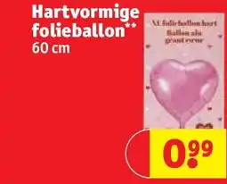 Kruidvat Hartvormige folieballon aanbieding