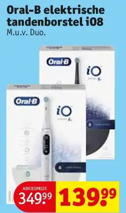 Kruidvat Oral-B elektrische tandenborstel iO8 aanbieding