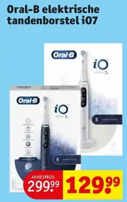 Kruidvat Oral-B elektrische tandenborstel iO7 aanbieding