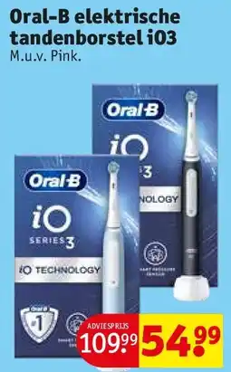 Kruidvat Oral-B elektrische tandenborstel iO3 aanbieding