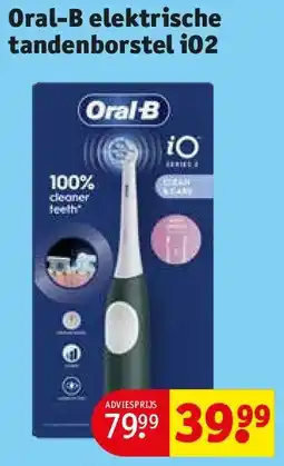 Kruidvat Oral-B elektrische tandenborstel iO2 aanbieding