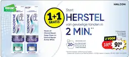 Kruidvat 2 x tandpasta Active White 75 ml aanbieding