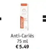 Kruidvat Anti-Cariës 75 ml aanbieding